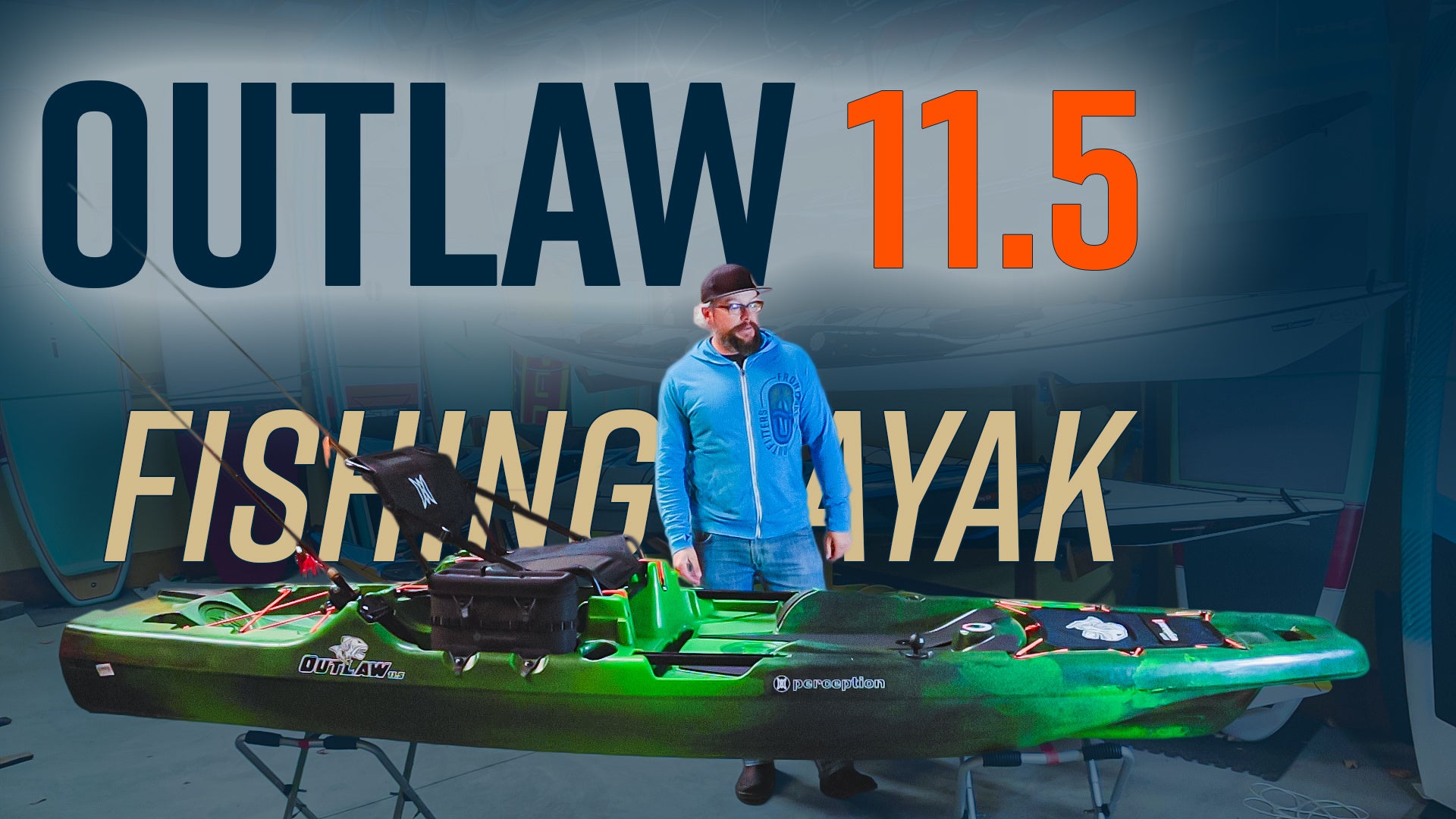 THE SUPER VALUE FISHING KAYAK - OUTLAW 11.5 BY PERCEPTION KAYAKS