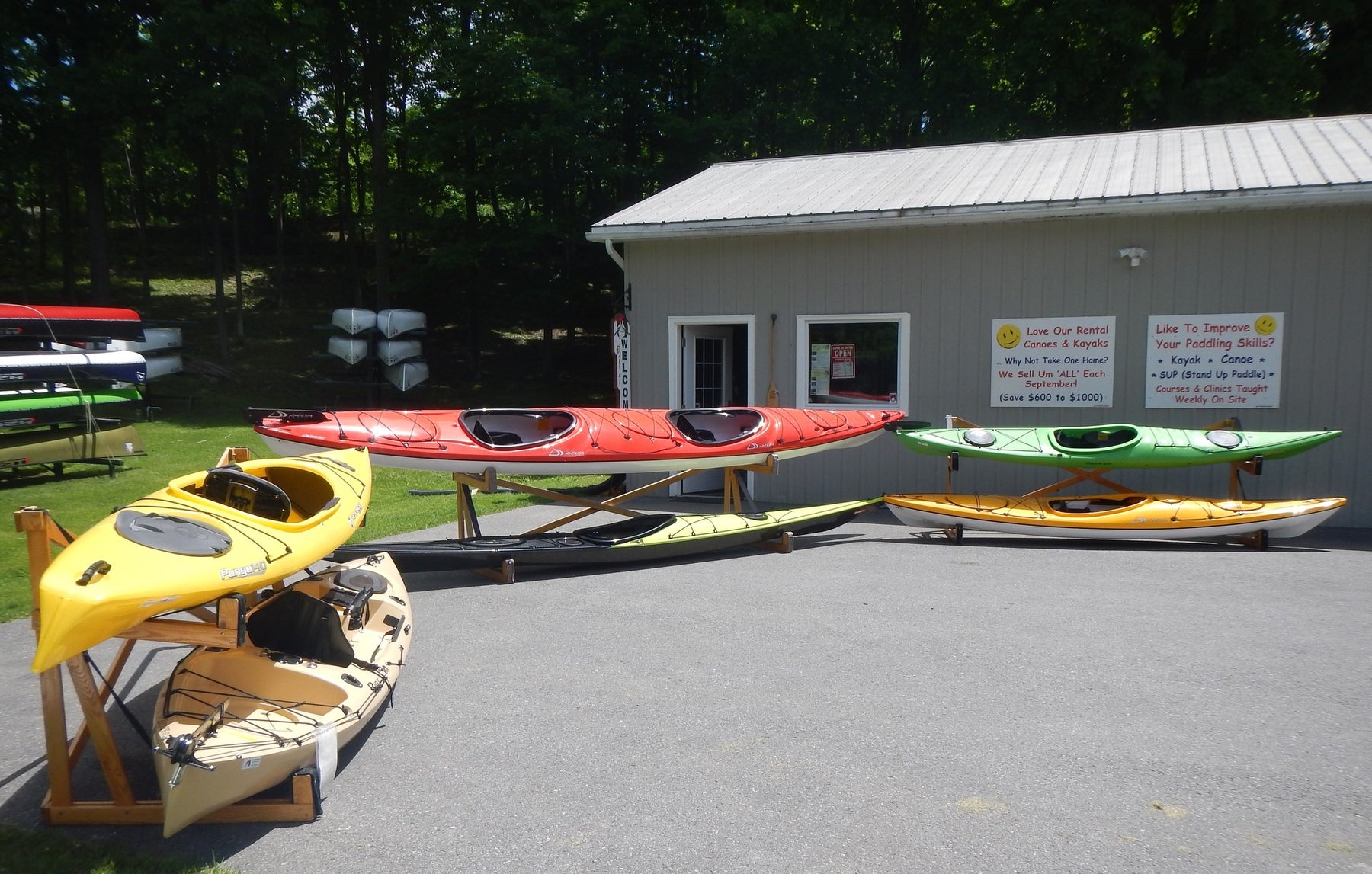 TYPES OF KAYAKS