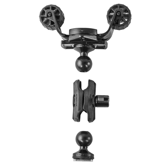 YakAttack - RotoGrip Phone Holder with 1" Screwball Track Mount