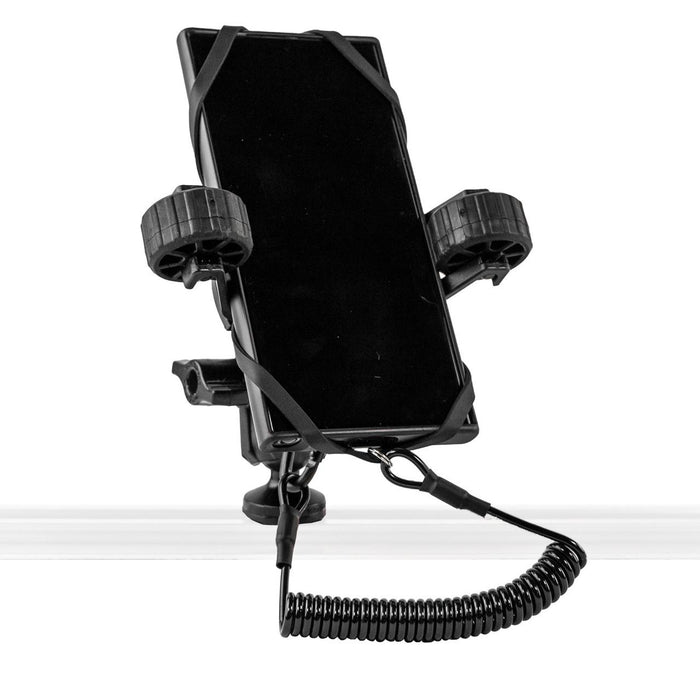 YakAttack - RotoGrip Phone Holder with 1" Screwball Track Mount