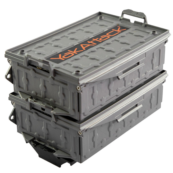 YakAttack - TracPak Combo Kit - 2 Boxes and Track Mount Grey