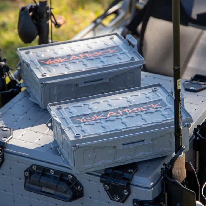 YakAttack - TracPak Combo Kit - 2 Boxes and Track Mount Grey