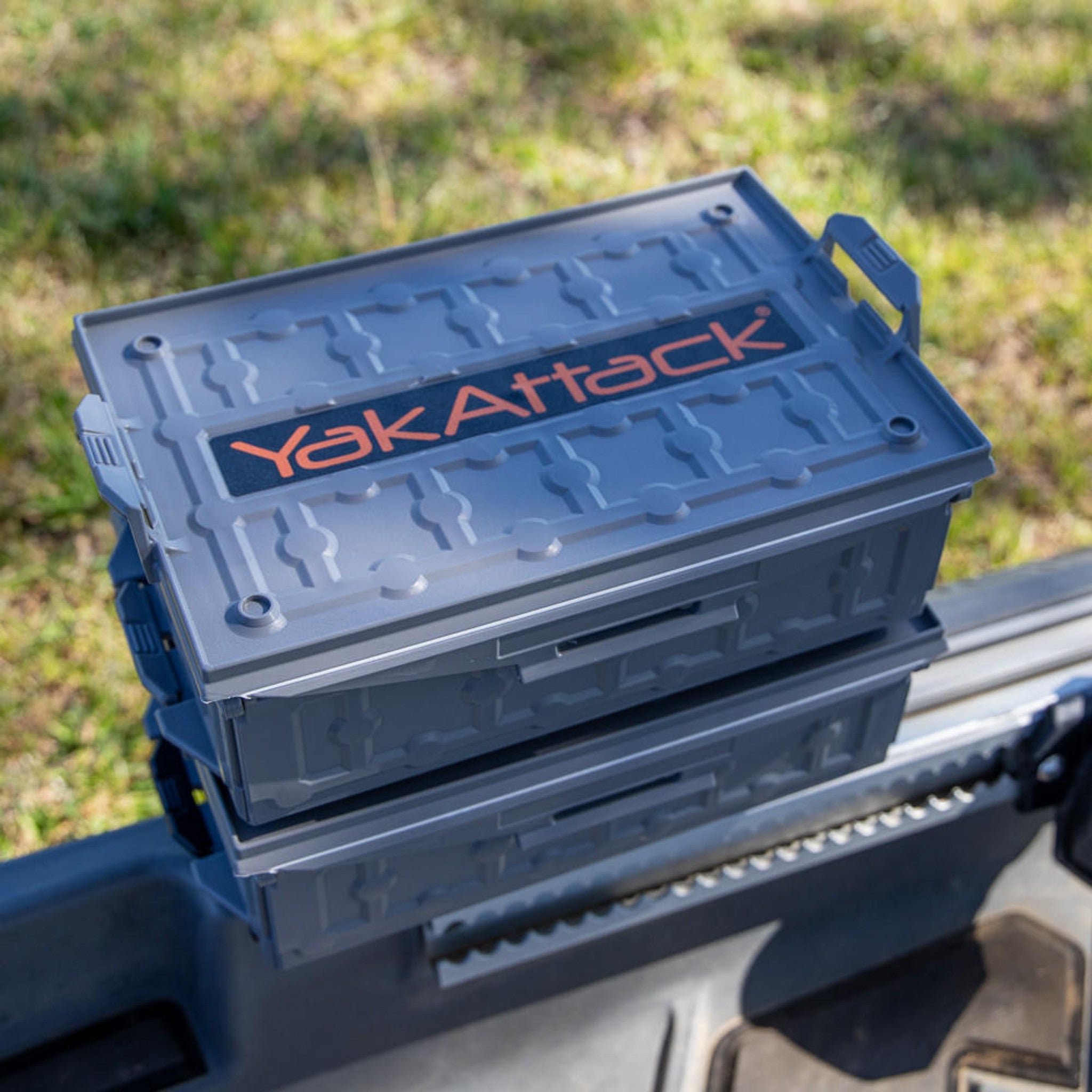 YakAttack - TracPak Combo Kit - 2 Boxes and Track Mount Grey