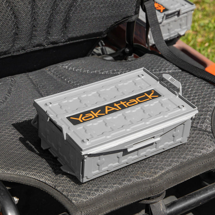 YakAttack  - TracPak Stackable Storage Box - Individual Grey