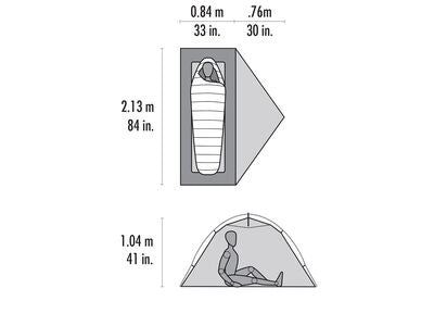 MSR - Access 1  Four-Season Ski Touring Tent