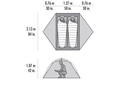 MSR - Access 2P Four-Season Ski Touring Tent