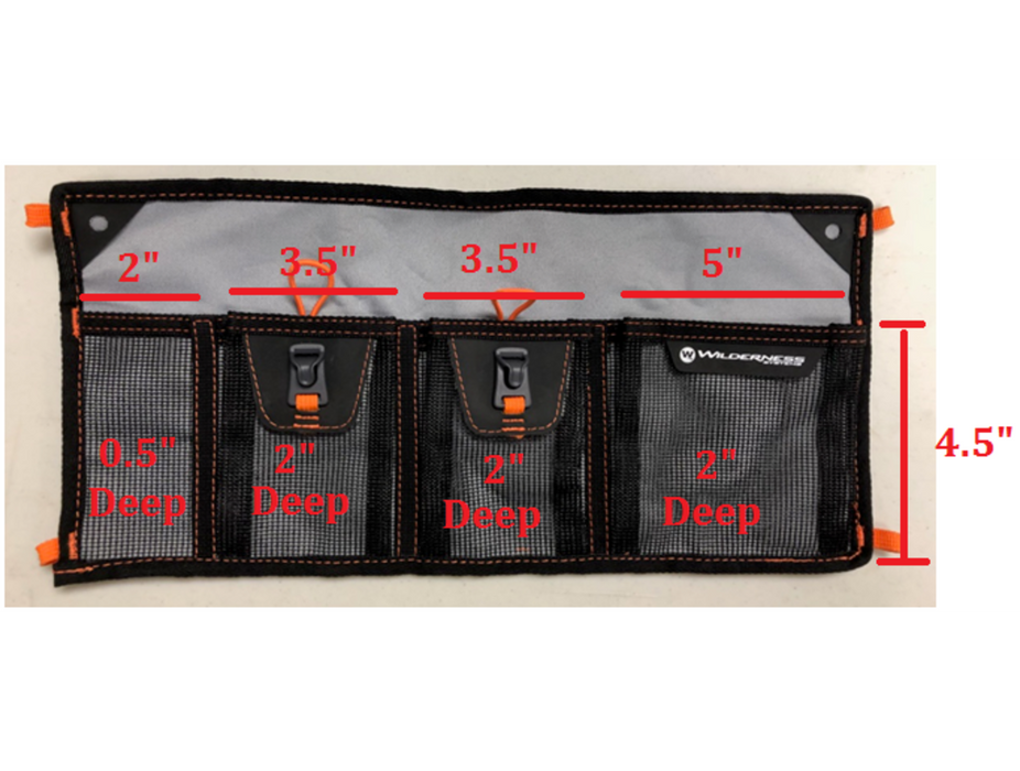 Wilderness Systems - Mesh Storage Sleeve - 4 Pocket