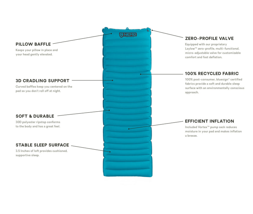 Nemo - Quasar 3D Non-Insulated Sleeping Pad