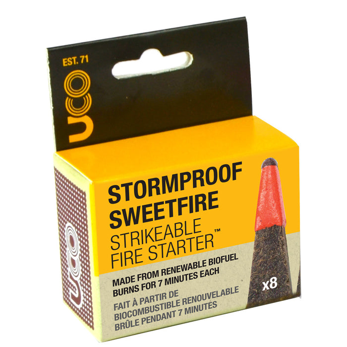 UCO - Stormproof Sweetfire Strikeable Matches - 8 Pack