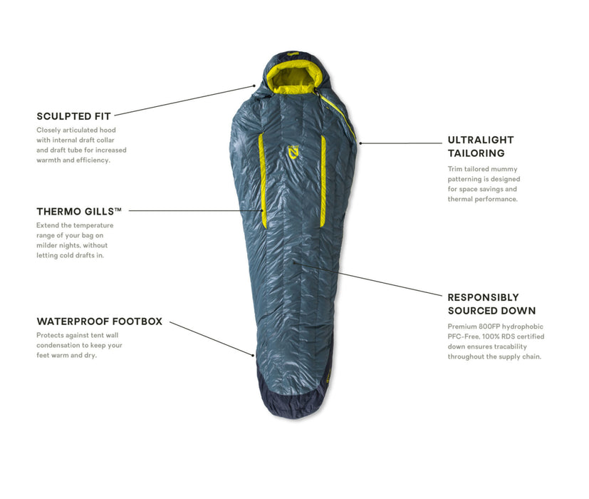 Nemo - Kayu Men’s 30F/-1C Down Sleeping Bag